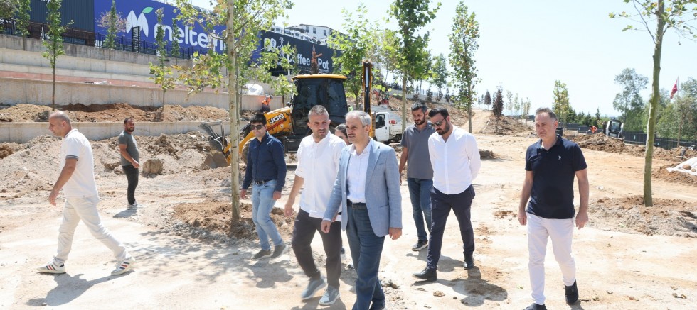  Başkan Çiftçi, FSM Parkı’ndaki çalışmaları inceledi