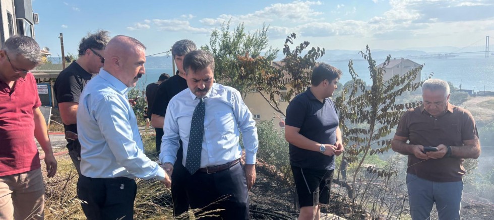 Dilovası Tavşancıl'da Ormanlık Alana Sıçrayan Yangın Söndürüldü