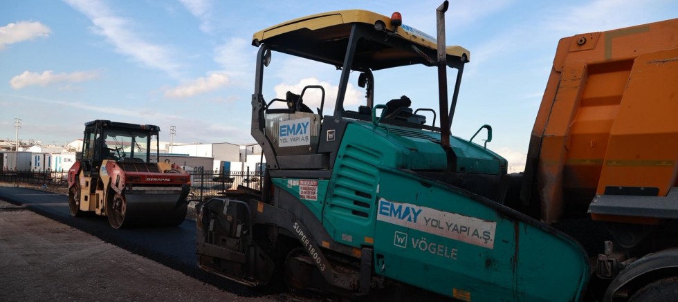Gebze'de kış gelmeden asfalt çalışmalarına hız verildi