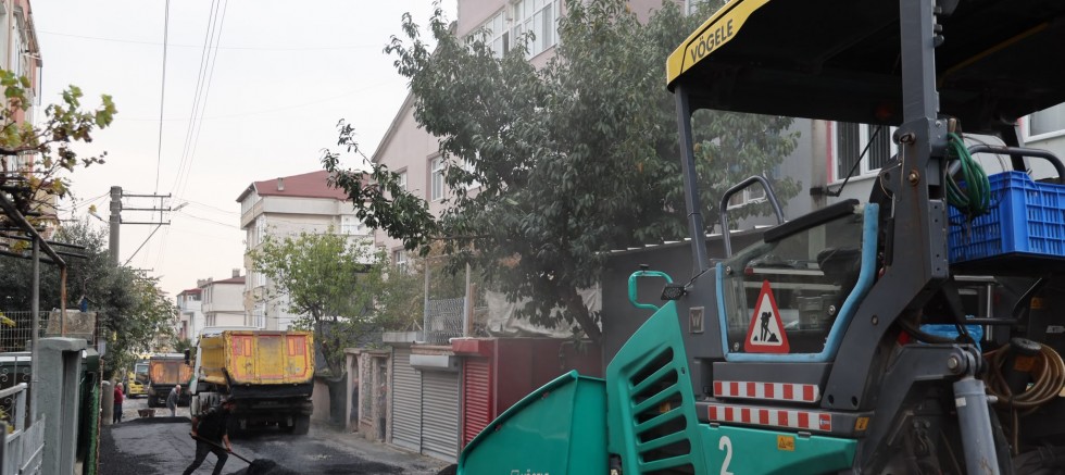 Gebze’de Mahallelerde Asfalt Çalışmaları Sürüyor