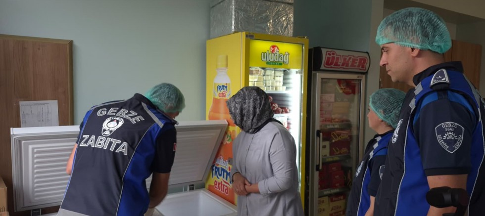Gebze’de Okul Kantinlerine Zabıta Denetimi