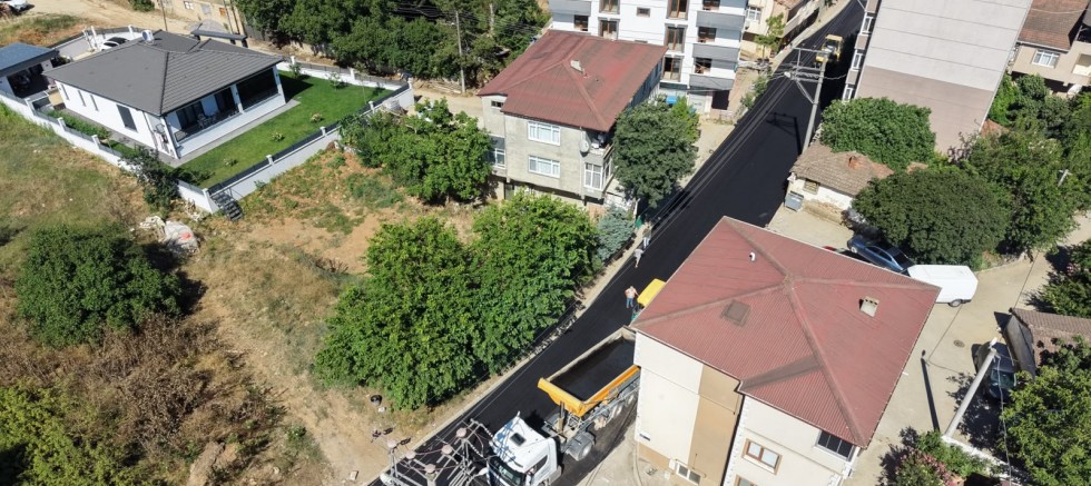 Pelitli Atatürk Caddesi’nde Asfalt Çalışması Tamamlandı