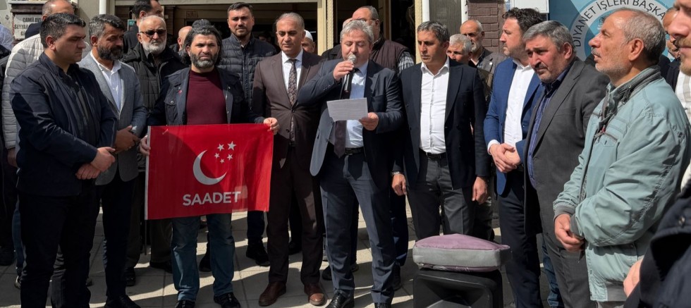 Saadet Partisi Çayırova'dan Mescid-i Aksa’daki işgale sert tepki 