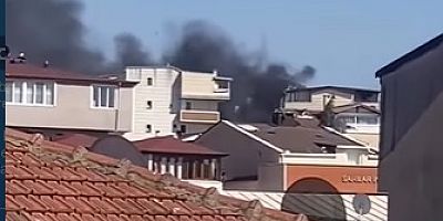 Arapçeşme Mahallesi’nde çatı yangını