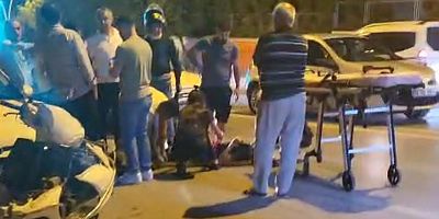 Barış mahallesinde feci motor kazası