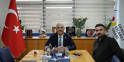 Başkan Aslantaş, 3K Denizcilik Demir Çelik Sahibi Hakan Doğan’ı Ağırladı