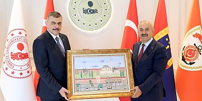 Başkan Büyükgöz’den İçişleri Bakanı Çiftçi’ye Ziyaret