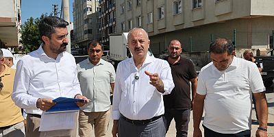 Başkan Büyükgöz Sahadaki Çalışmaları Yerinde İnceledi