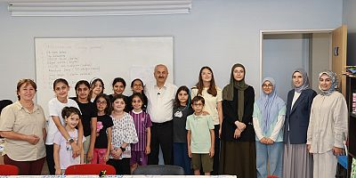 Başkan Büyükgöz Yaz Okulu Öğrencileriyle Buluştu