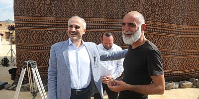 Başkan Çiftçi’den, Sancı; İslamiyet’in Doğuşu setine ziyaret