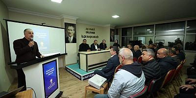 BAŞKAN ÖMEROĞLU, DİLOVASI’NIN BUGÜNÜNÜ VE GELECEĞİNİ TEŞKİLATLA PAYLAŞTI