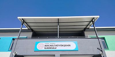 Büyükşehir’in Hatay’da  yaptırdığı okul açılıyor