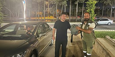 Büyükşehir personelinden örnek davranış