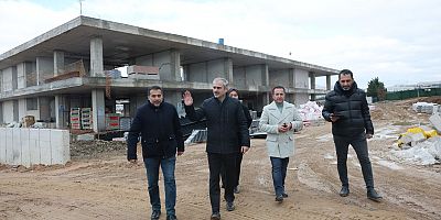 Çiftçi, “Spor lisemizin inşaatı hızla devam ediyor”