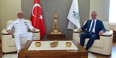 Garnizon Komutanı’ndan Başkan Büyükakın’a iadei ziyaret