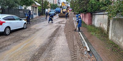 Gebze Belediyesi’nden Sağanak Yağışa Karşı Kapsamlı Mücadele