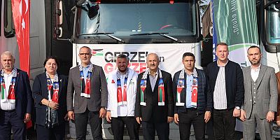 Gebze’den Gazze’ye Kardeşlik Eli: 10 Tır Yardım Dualarla Yola Çıktı