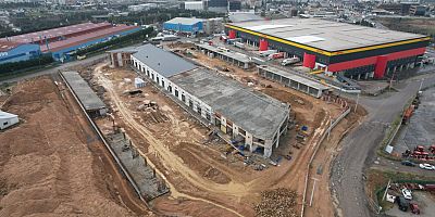 Gebze Hal binası bitmek üzere