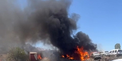 Gebze Hasköy San Sit bitişiğindeki Yediemin otoparkta yangın