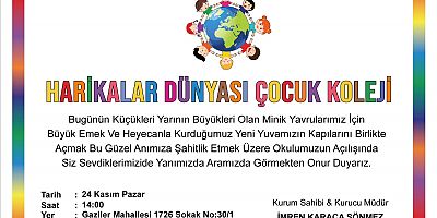 Harikalar Dünyası’ndan öğretmenler gününe özel açılış