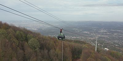 Kartepe Teleferik’te nefes kesen kurtarma tatbikatı