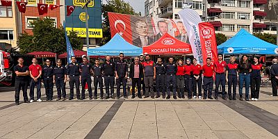 Kocaeli meydanları İtfaiye Haftası’nda renklendi