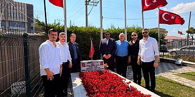 MHP DARICA'DAN ŞEHİTLİK ZİYARETİ