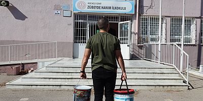 Okullara son 5 yılda 547 bin litre boya desteği