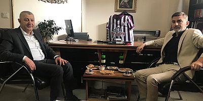 Sadık Güvenç'ten Bülent Özdemir'e ziyaret