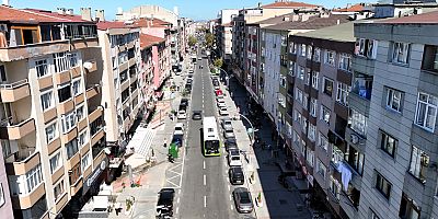 Şehit Numan Dede Caddesi yeni yüzüyle hizmette