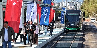 Stadyum tramvay hattı açıldı, sırada Kartepe var